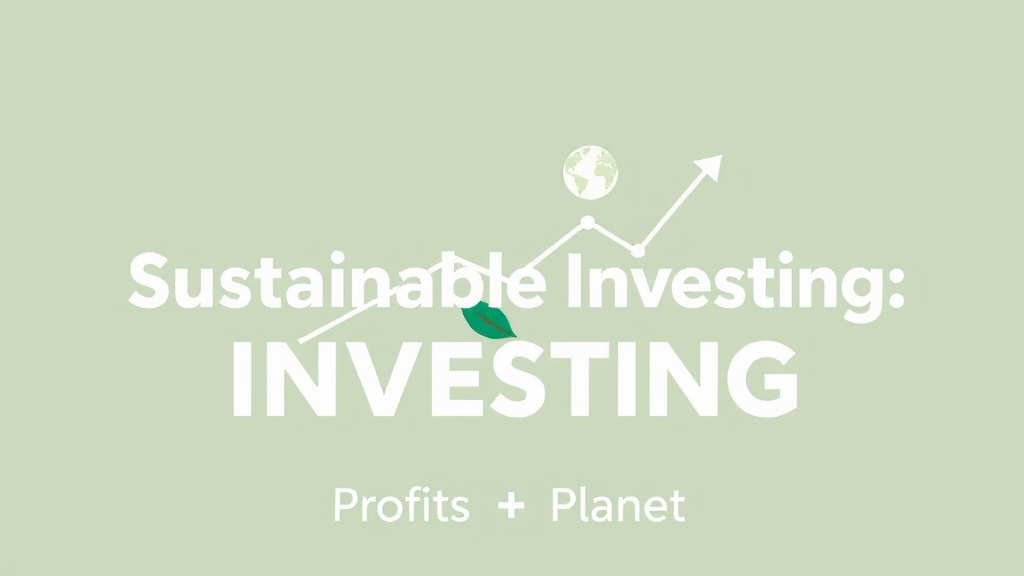 Sustainable Investing: Balancing Profits and Environmental Impact